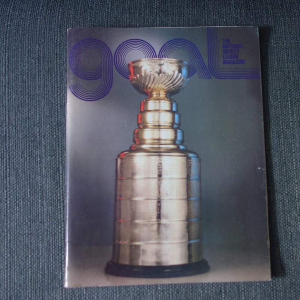 Vintage  1979 Goal The National Hockey League Magazine